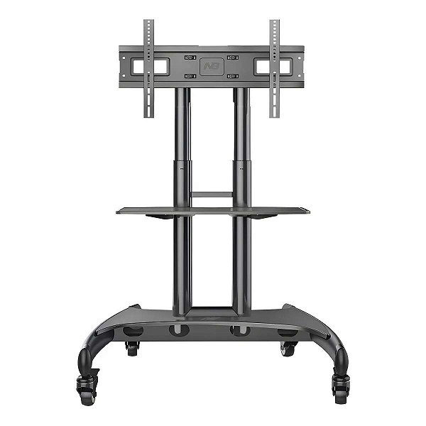 Suporte Tv 32'' a 75'' Rodinhas Ajustável Evento Expositor