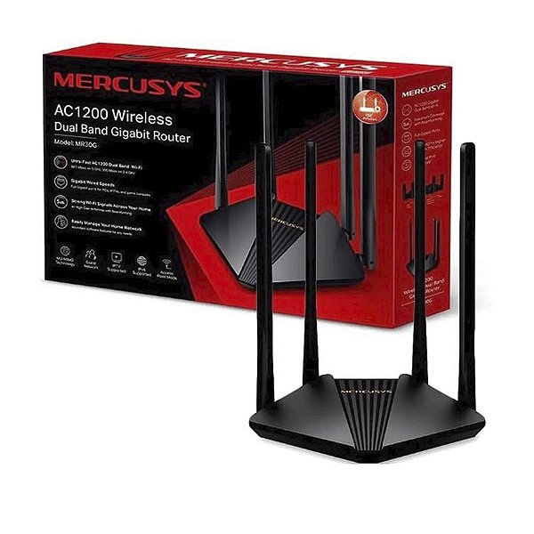 Roteador Mercusys Mr30g Ac1200 Gigabit Wireless Dual Band 5g