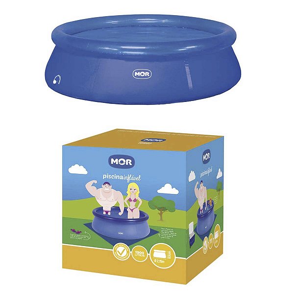 Piscina Inflável 1900L Mor 1049 Redonda Praia Verao Férias
