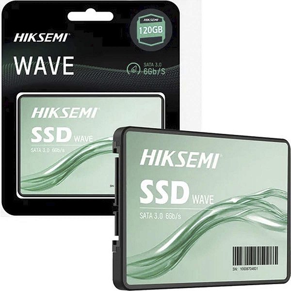 SSD Hiksemi Wave 120GB 2.5" SATA 3 Confiável Durável