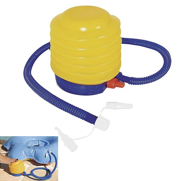 Bomba De Ar Inflador Sanfonado Infláveis 3 Bicos Mor 1891