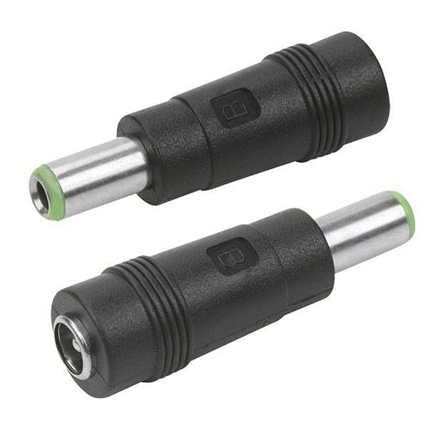Adaptador P4 2.1 x 5.5mm Fêmea x 3.6mm Macho Verde 003-8705