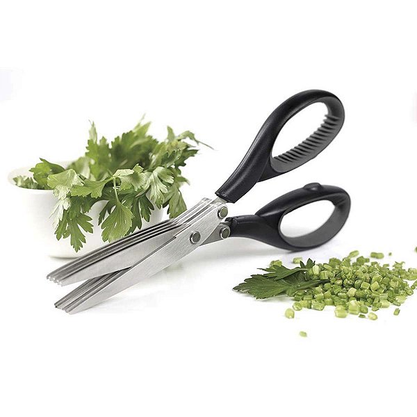 Tesoura Para Temperos Com 5 Laminas Inox Picotar Mor 8540