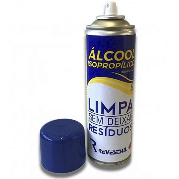 Álcool Isopropílico Spray Aerossol 99,8% 300ml203g Revestsul