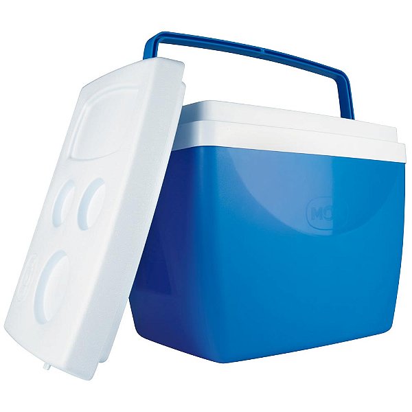 Bolsa Caixa Termica Cooler 34 Litros Mor Resistente Cor Azul