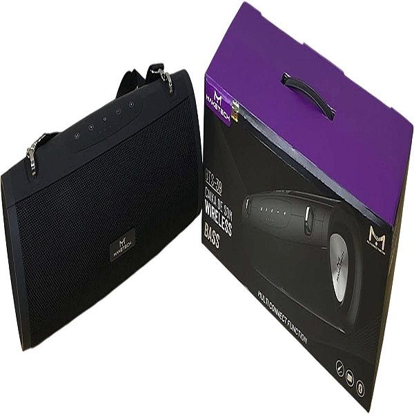 Caixa De Som Bluetooth Rádio 40w Com Alça Maketech BTS39