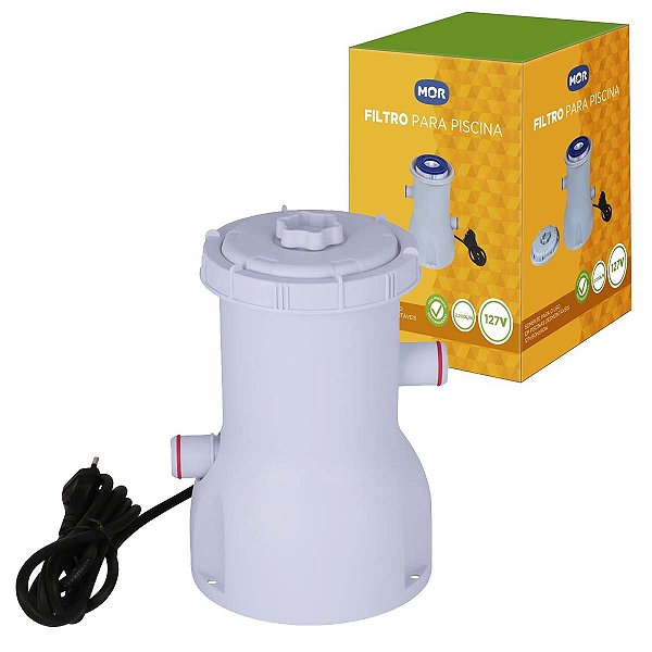 Bomba Filtro Para Piscina 2.200l/h 127v Mor + Refil Incluso