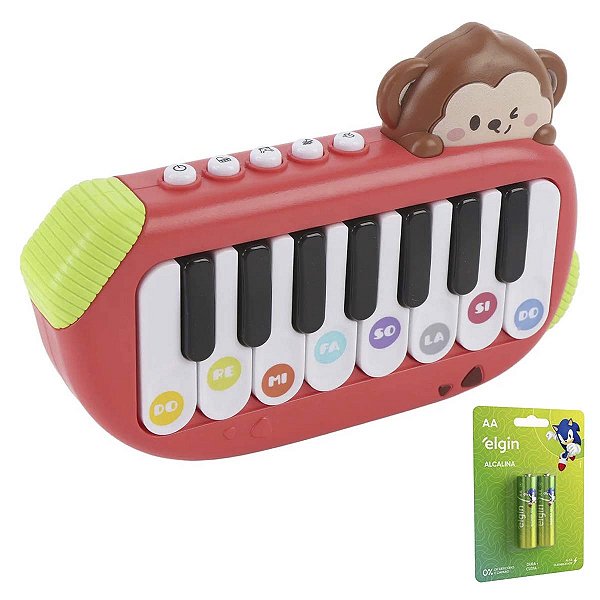 Mini Piano Musical Brinquedo Com Jogo Interativo Criança