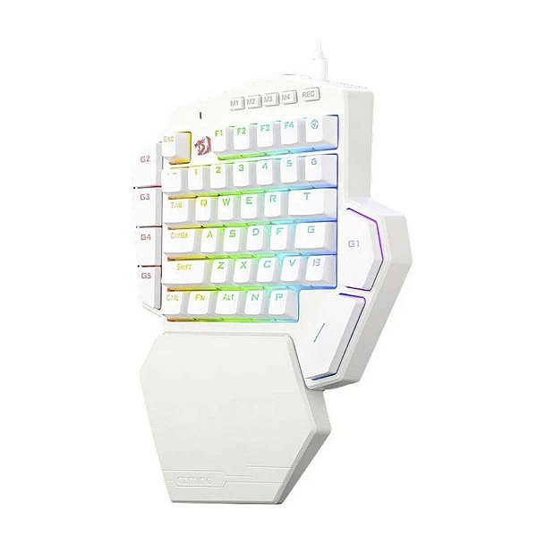 Teclado Mecanico Redragon Single Hand Ditix Rgb Switch Azul