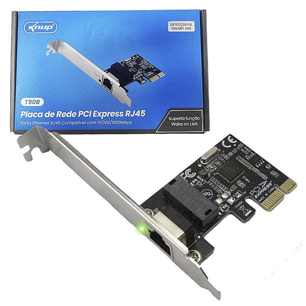 Placa de Rede Pci-e 10/100/1000 - KP-T90B Knup