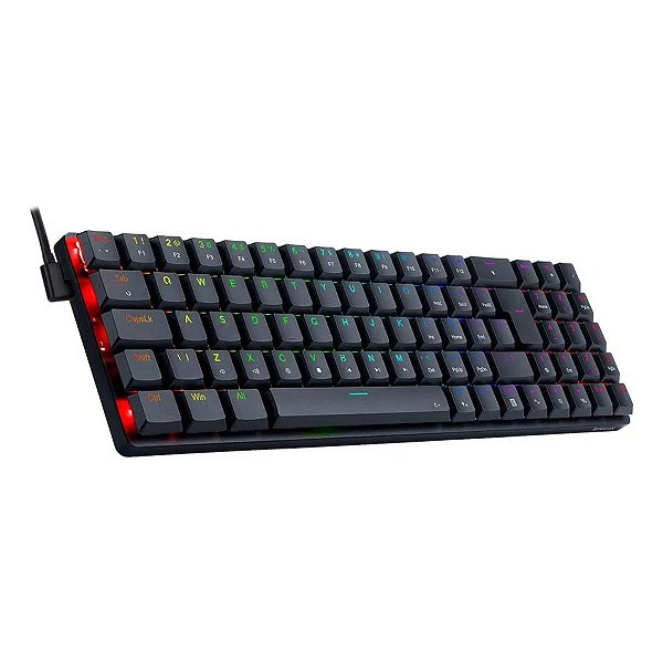 Teclado Mecanico Gamer Redragon Ashe Rgb PT Switch Brown 75%
