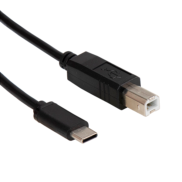 Cabo Usb-c Para Impressora Usb-b 1.8 Metros Android Otg