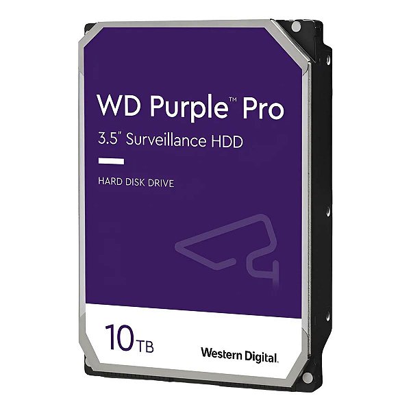 Hdd Wd Purple 10Tb Para Seguranca Vigilancia Dvr Wd102 Purp