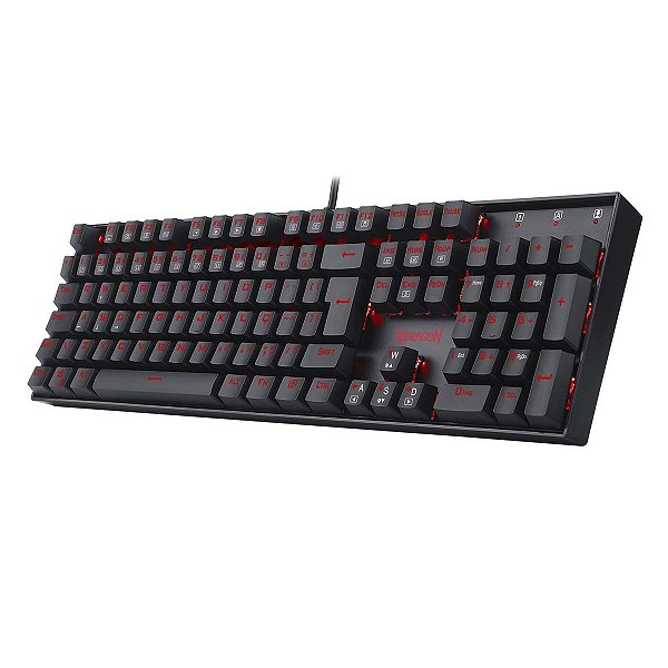 Teclado Mecanico Redragon Mitra Single Color Preto Switch Vm