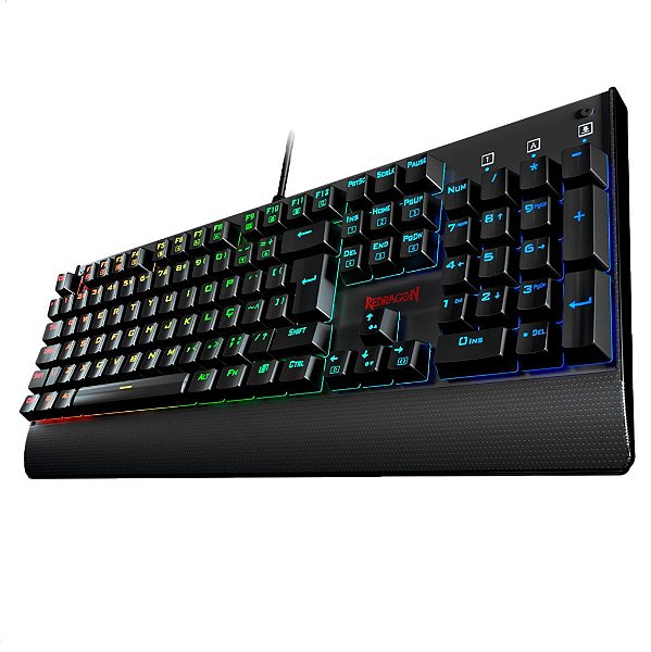 Teclado Mecânico Gamer Redragon Kala K557 Rgb Switch Blue.