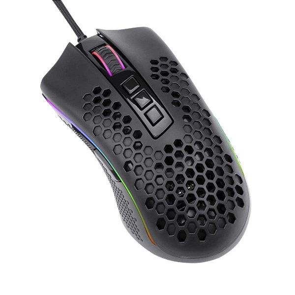 Mouse Gamer Redragon Storm Elite Rgb Preto 16.000Dpi Chroma