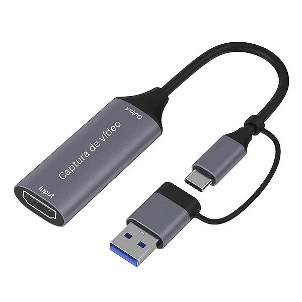 Placa Captura Vídeo Hdmi 4k 1080p 60hz Usb C Para Mac W11