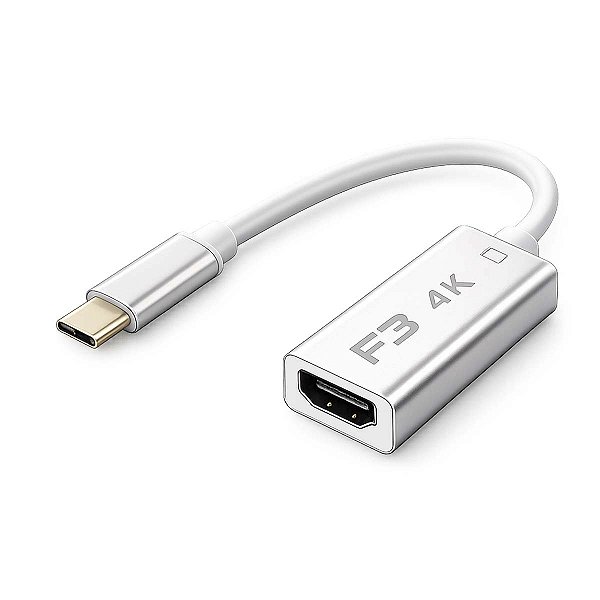 Adaptador Usb-C 3.1 Para Hdmi 4k Usb 3.0 Compatível Com Mac