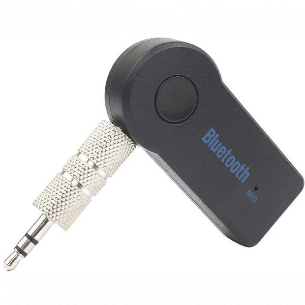 Adaptador Receptor Áudio Bluetooth P2 Som Carro C/ Microfone
