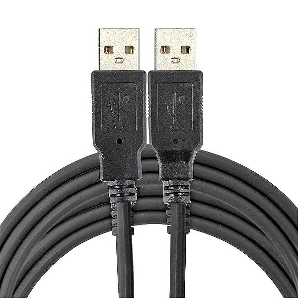 Cabo Usb A Macho Para Usb A Macho 2.0 1,5 Metros Dados
