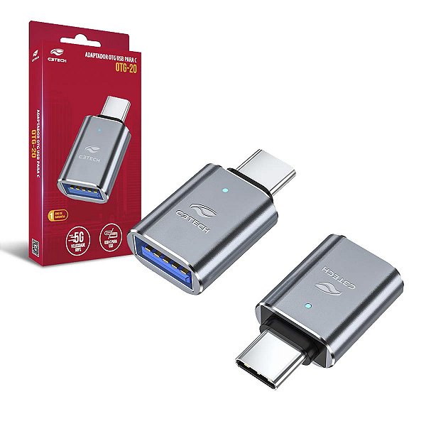 Adaptador Otg Usb-C Macho x Usb Femêâ Para Iphone 15 16 17