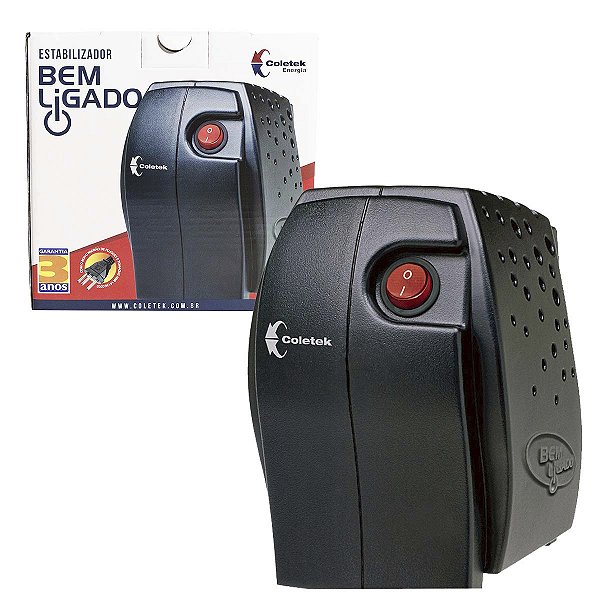 Estabilizador Es-500Va-M Bem Ligado 500Va Mono 115V Coletek