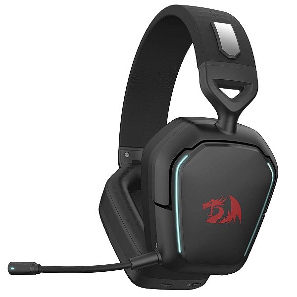 Headset Gamer S/ Fio Redragon Mira 7.1 Bt 2.4Ghz Para Ps5 Pc
