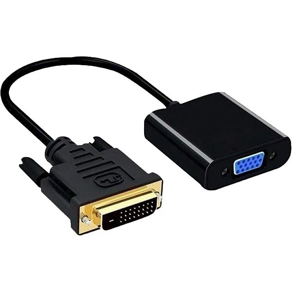 Cabo Adaptador Conversor Dvi-D 24+1 Macho X Vga Fem X-Cell