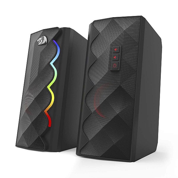 Caixa De Som Gamer Redragon Cipher Rgb 10w Pc Note Preto