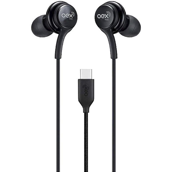 Fone de Ouvido Com Fio Hiper Bass OEX FN215 Preto