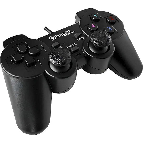 Controle Com Fio Usb 2.0 Joystick Para Pc Laptop Bright