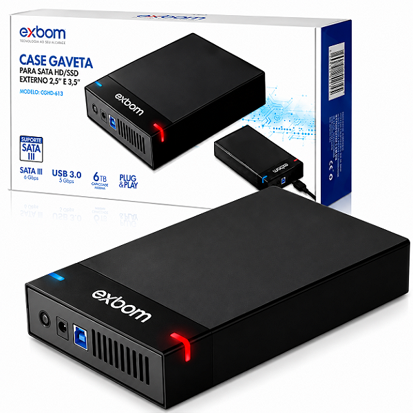 Case Hd Sata 3,5 Externo Usb 3,0 Para Hd De Desk E Note SSD