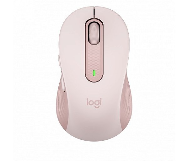 Mouse sem Fio Logitech M650 Signature USB e Bluetooth Rose