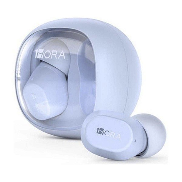Fone de Ouvido Bluetooth 1Hora In Ear Com Microfone Azul