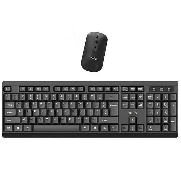 Combo Teclado E Mouse Sem Fio 1200 DPI USB Multi Tc670