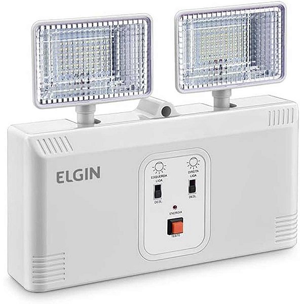 Luminária Emergência 16w 6500k até 6 horas Luz Branca Elgin
