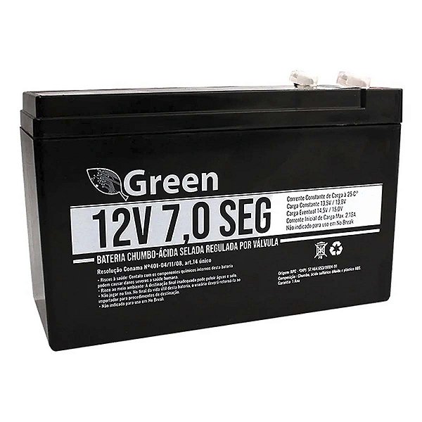 Bateria Selada Para Nobreak Vrla 12V 7Ah Hb12-7 Hollas