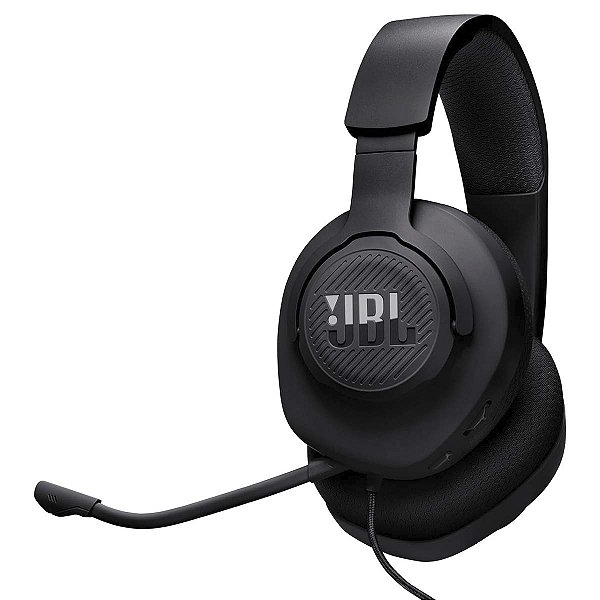 Fone de Ouvido Headset Gamer JBL Quantum 100M2 com Fio Preto