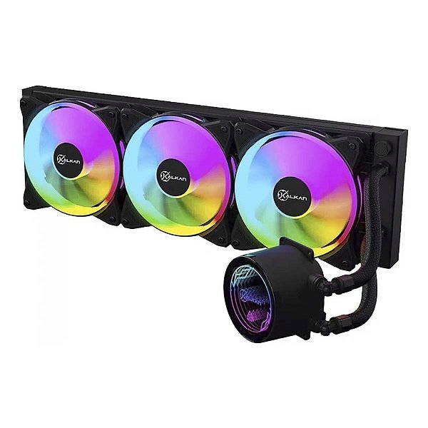 Water Cooler Kalkan Iota V2 360 Mm Rgb Preto Klk00069