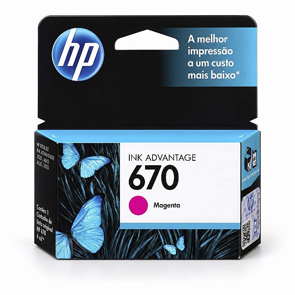 HP CZ115AB 670 CARTUCHO DE TINTA MAGENTA (4 ml)