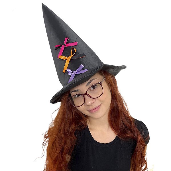 CHAPEU DE BRUXA LACINHOS REF. 050