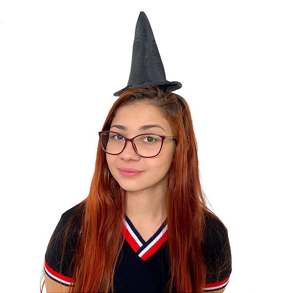 MINI CHAPEU DE BRUXA LISO REF. 067
