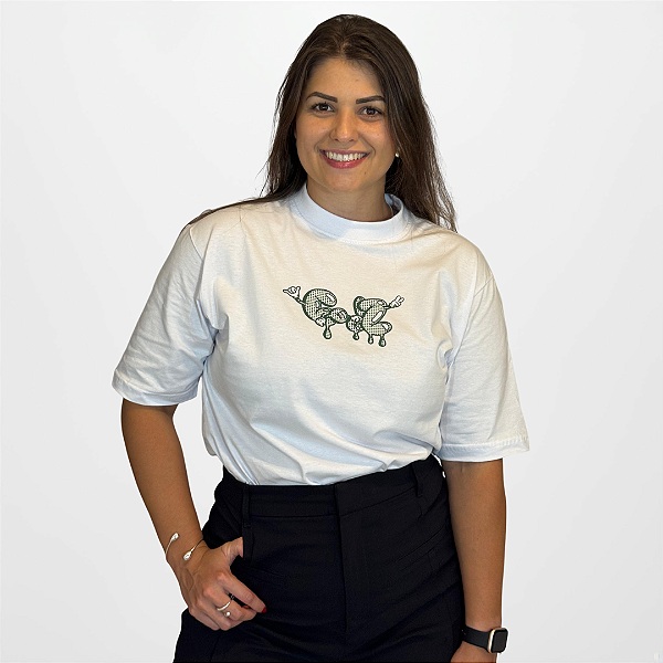 Camiseta Oversized Comics Branca