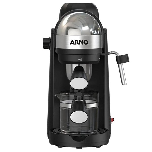 Cafeteira Arno Mini Expresso compacta preta - Inox 6 Xícaras