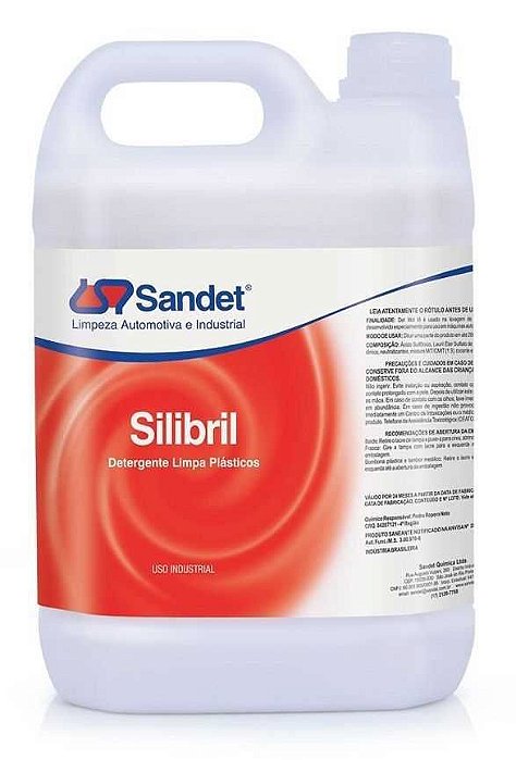 SILICONE SILIBRIL 5LT LIMPA PLASTICO - SANDET