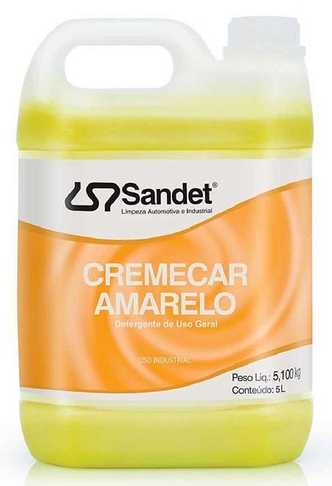 CREMECAR AMARELO 5LT - SANDET