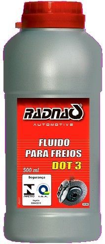 FLUIDO FREIO DOT 3 500ML - RADNAQ