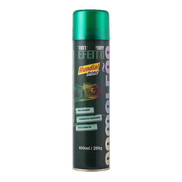 TINTA SPRAY 400ML MUNDIAL PRIME CAMALEAO VERDE