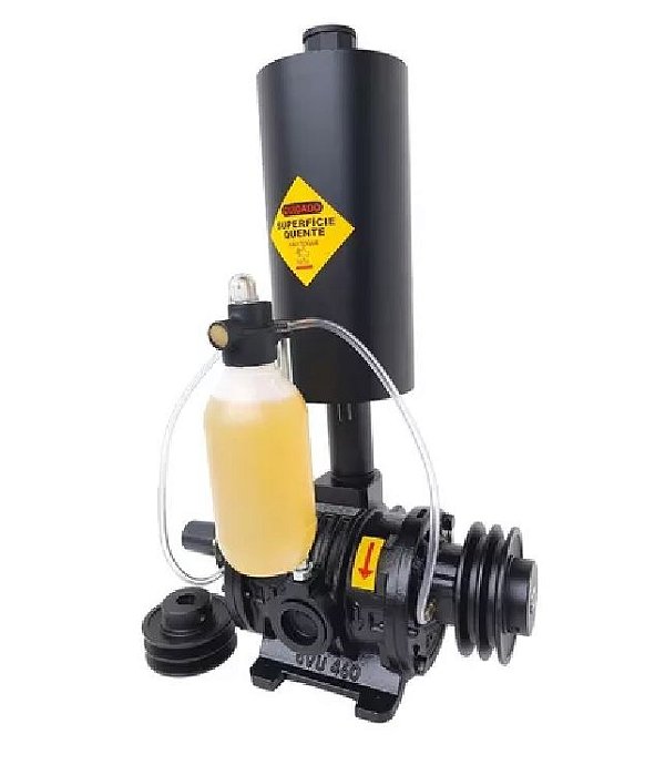 Bomba de Vacuo Ordenhadeira BVU 460L Completa Lubrificador