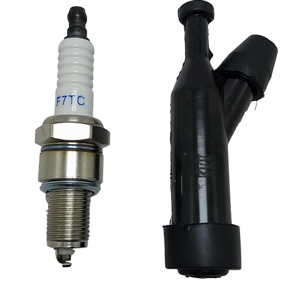 Kit Terminal Cachimbo e Vela para motor a gasolina 4T todos